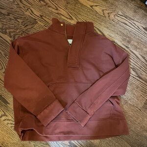 a new day Women's Crew Neck Sweater in Rust